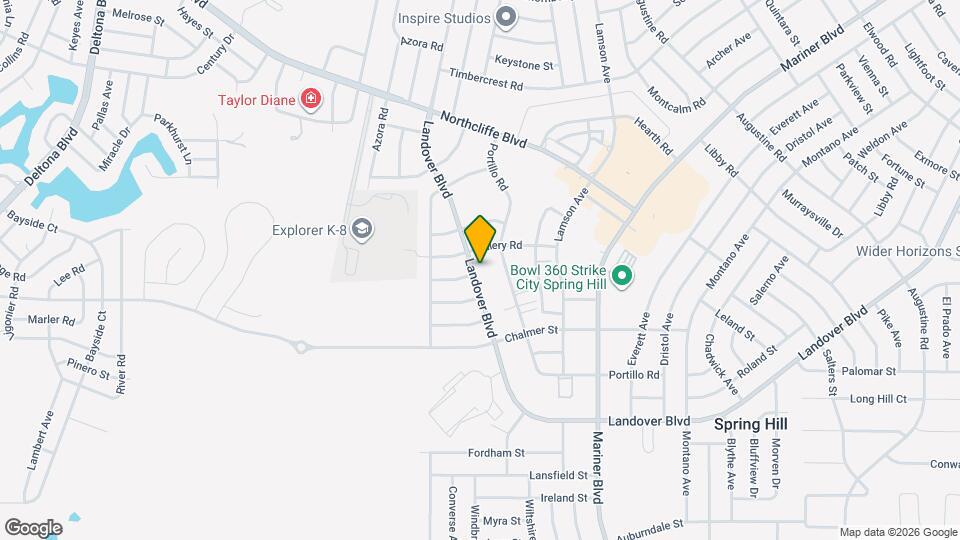 2791 Landover Blvd Mapa y Detalles de la Ubicación