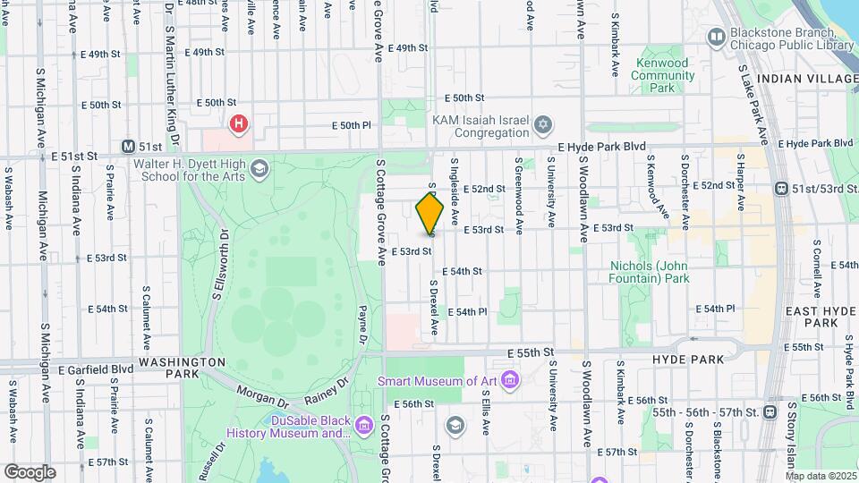 5252 S Drexel Ave, Unit Bedroom 1 Map and Location Details