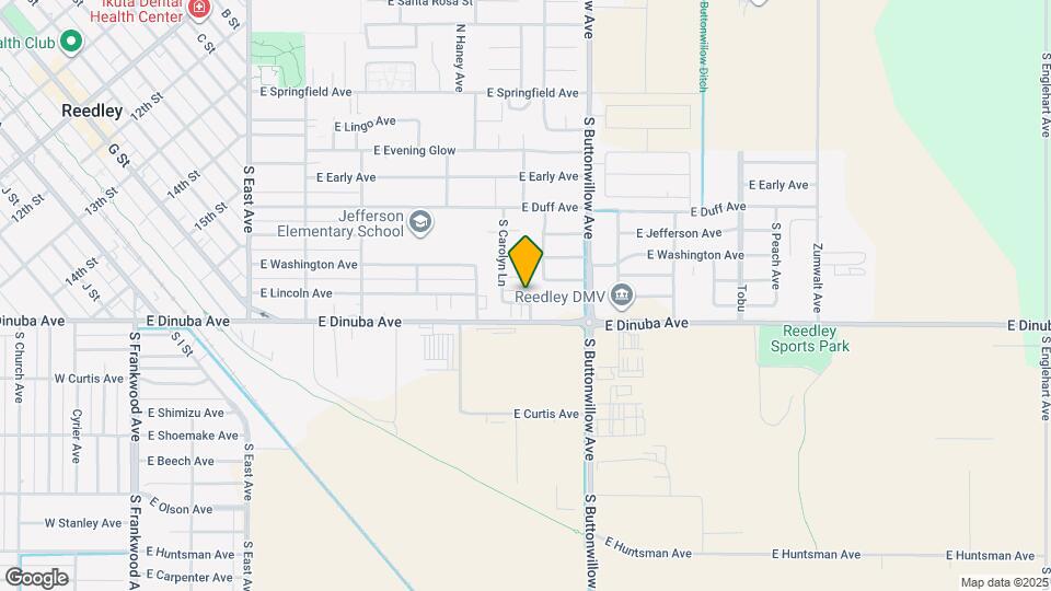 1498 E Carolyn Ln Map and Location Details