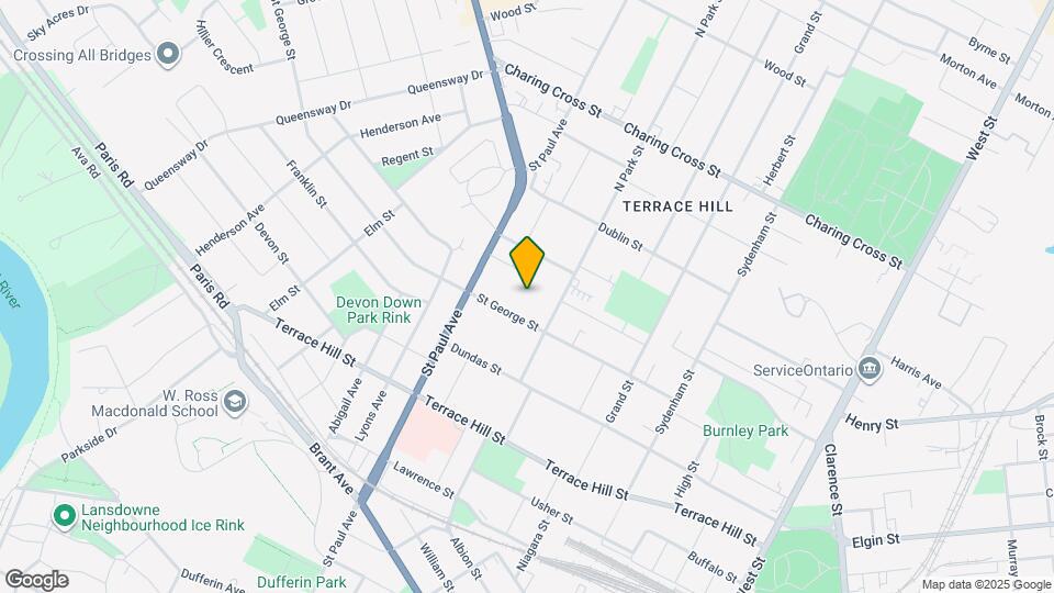 87 St George St Map and Location Details