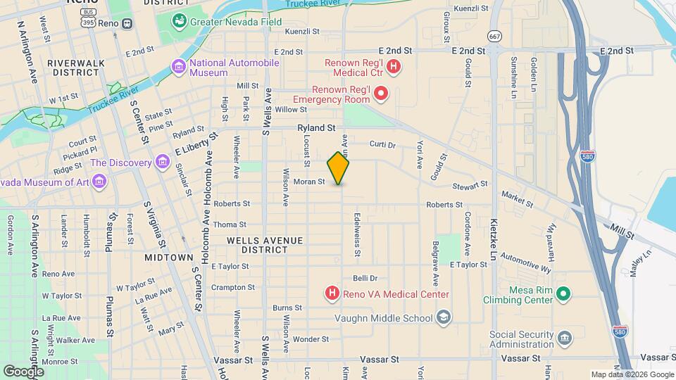 505-525 Kirman Ave Map and Location Details