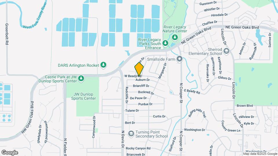 1021 Auburn Dr Map and Location Details