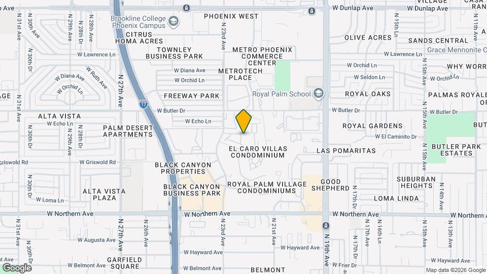8343 N 22nd Dr Map and Location Details