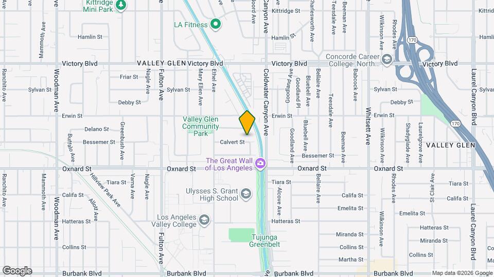 12945 Calvert St Map and Location Details