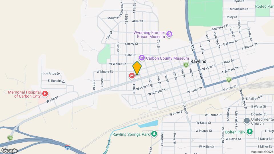 1005 W Spruce St Map and Location Details