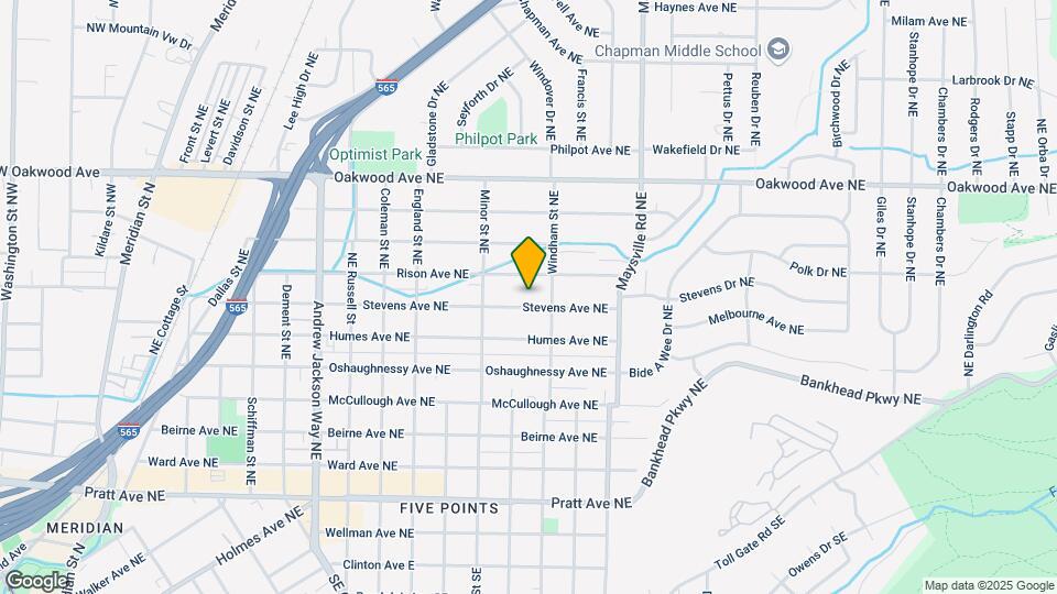 1405 Stevens Ave NE Map and Location Details