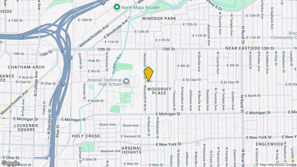 1721 Woodruff Place Cross Dr Map and Location Details