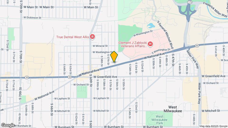 5600 W National Ave Map and Location Details