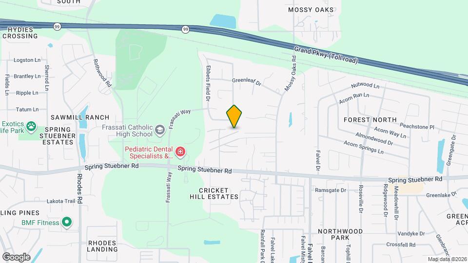 4222 Live Oak Ln Map and Location Details