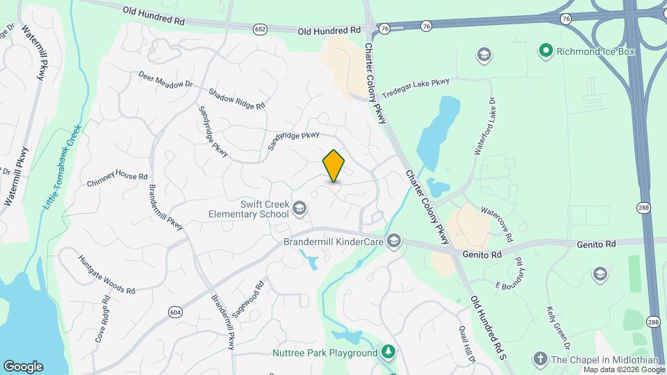 13802 Sutters Mill Rd Map and Location Details