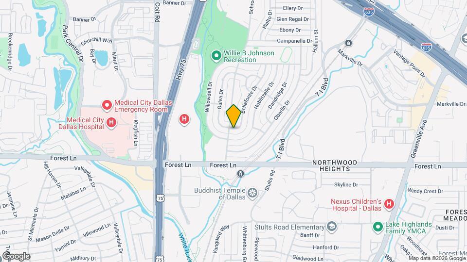 12008 Bellafonte Dr Map and Location Details