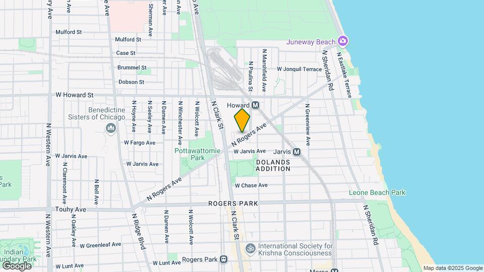 7430 N Hermitage Ave Map and Location Details