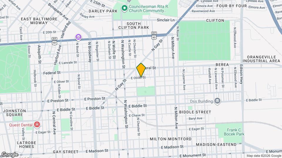 2125 E Oliver St Map and Location Details