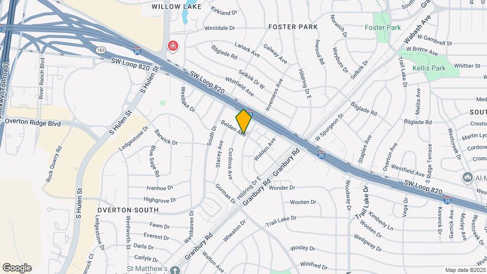 4902 Inverness Ave Map and Location Details