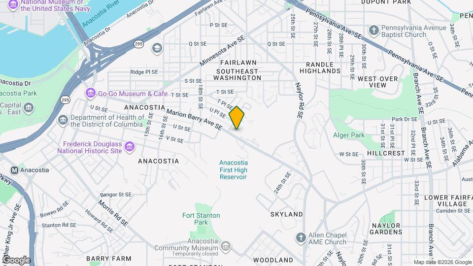 2216 Marion Barry Ave SE Map and Location Details