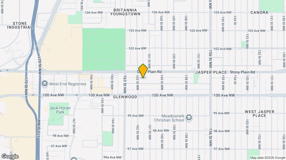 16118 100A Av NW Map and Location Details