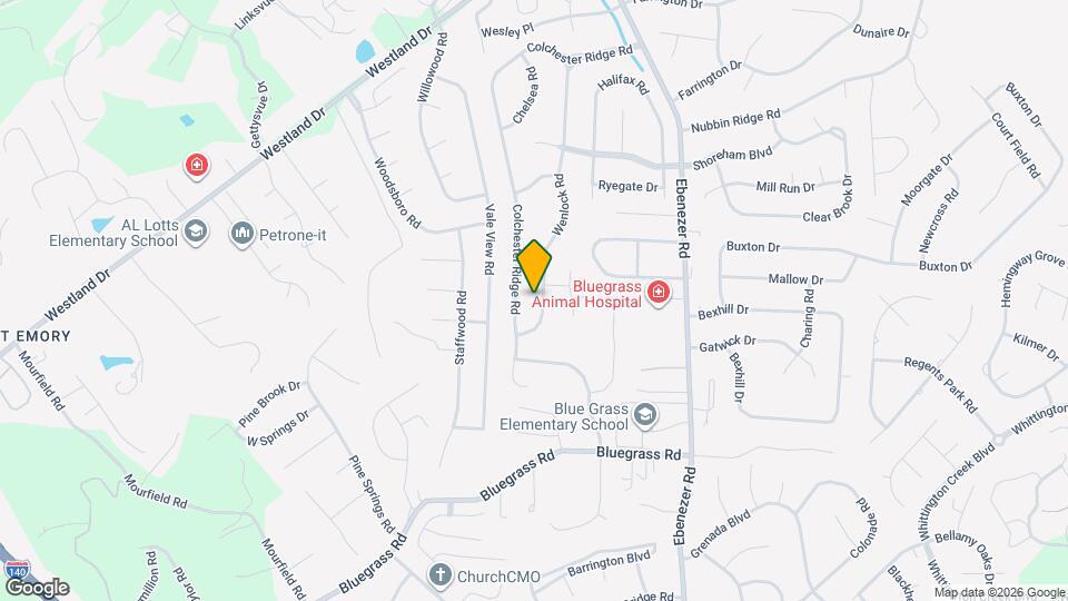 1405 Wenlock Rd Map and Location Details