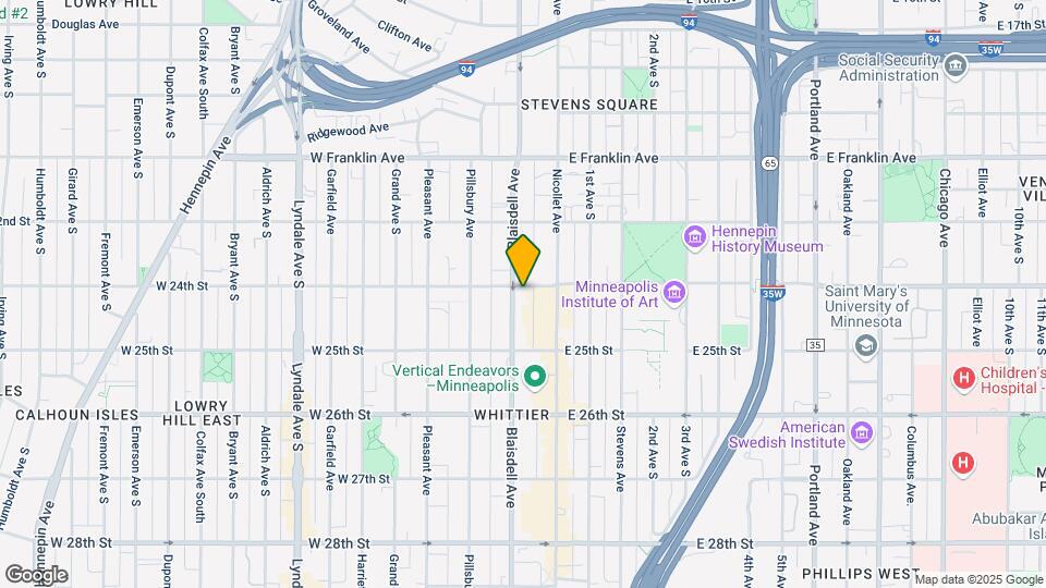 2401 Blaisdell Ave Map and Location Details