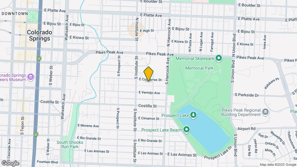 933 E Cucharras St Mapa y Detalles de la Ubicación