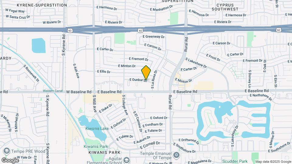 515 E Dunbar Dr Mapa y Detalles de la Ubicación