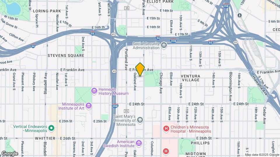 2022 S Park Ave Mapa y Detalles de la Ubicación