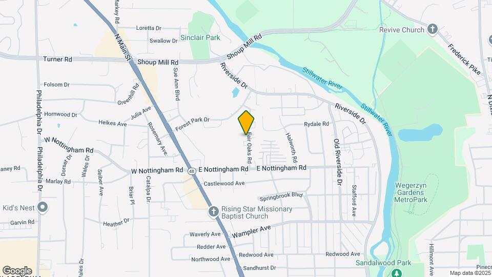 4349 Fair Oaks Rd Mapa y Detalles de la Ubicación