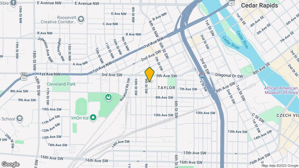 527 9th St SW Map and Location Details