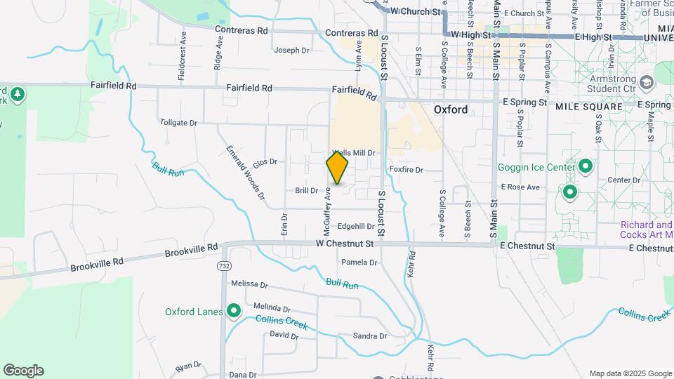 625 McGuffey Ave, Unit 304 Map and Location Details