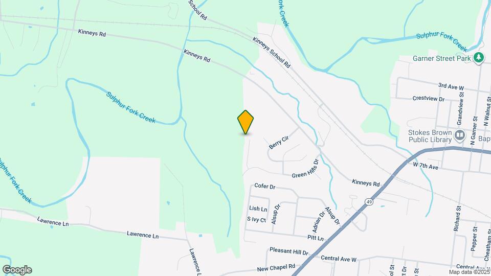 838 Cedar Ln Map and Location Details