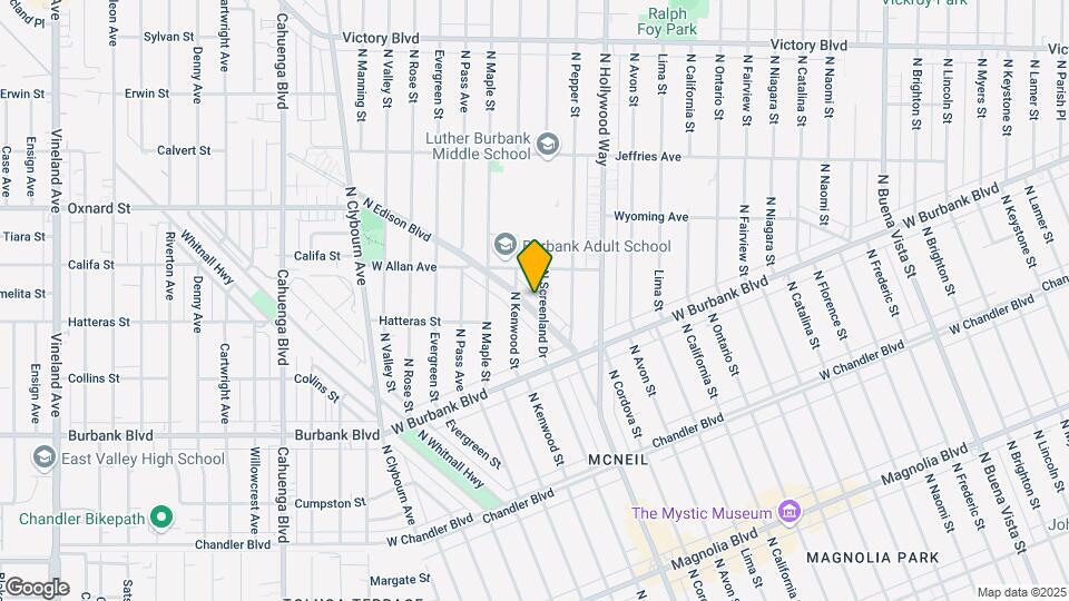 1503 N Edison Blvd Map and Location Details