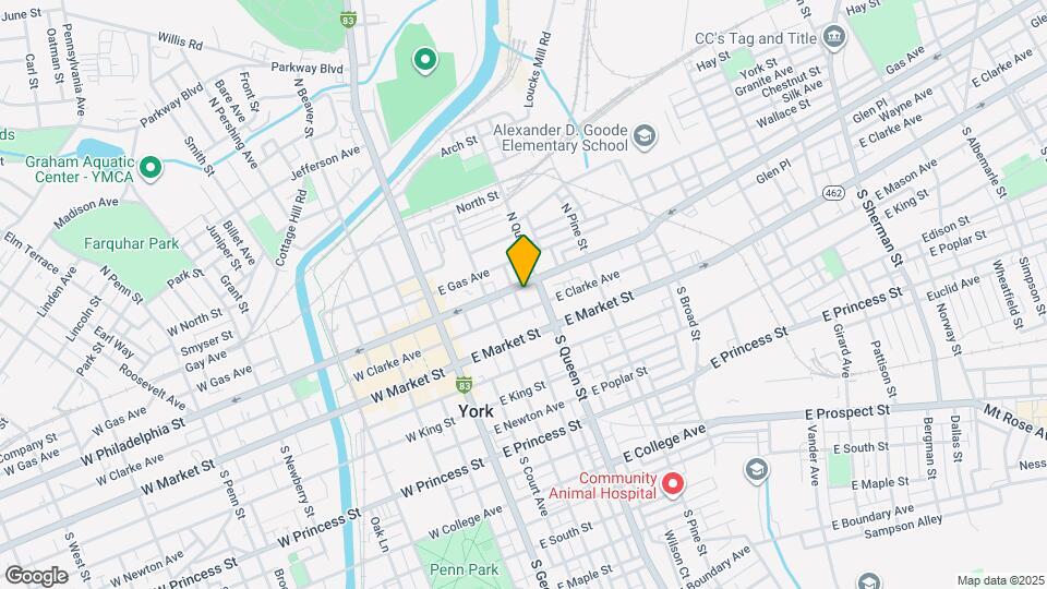 140 E Philadelphia St Map and Location Details