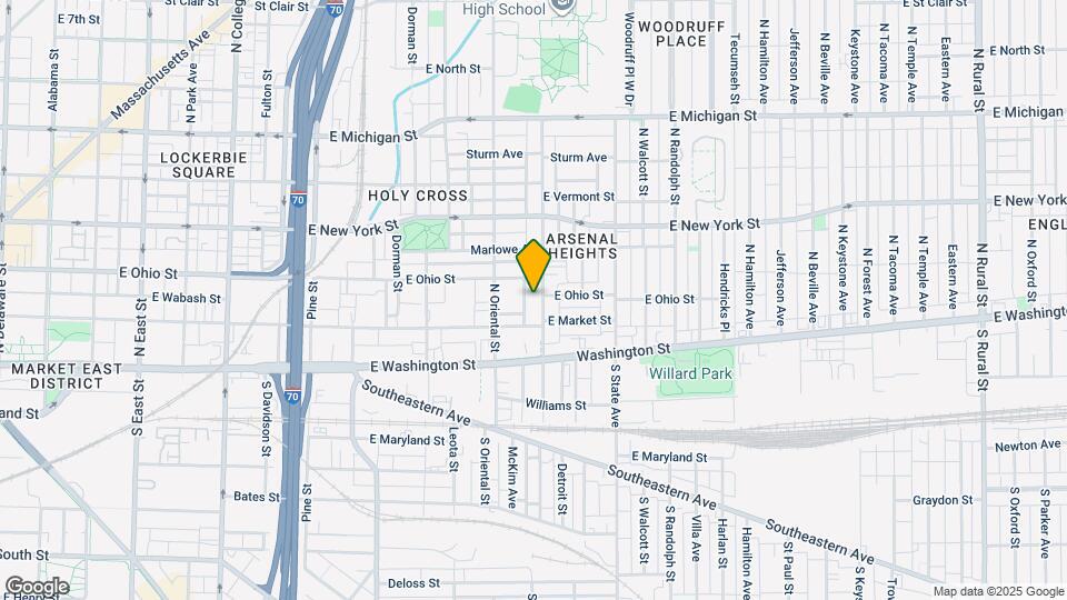 126 N Arsenal Ave Mapa y Detalles de la Ubicación