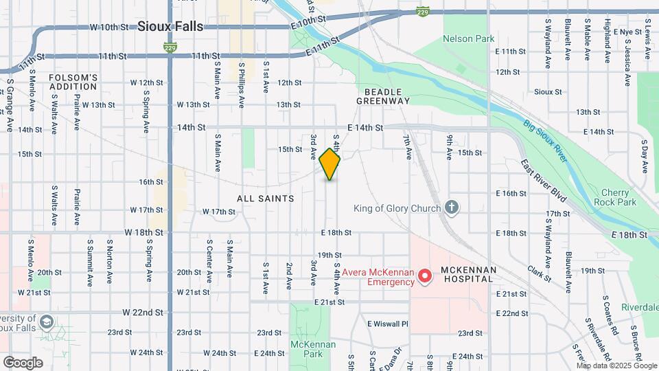 733 S 4th Ave Map and Location Details