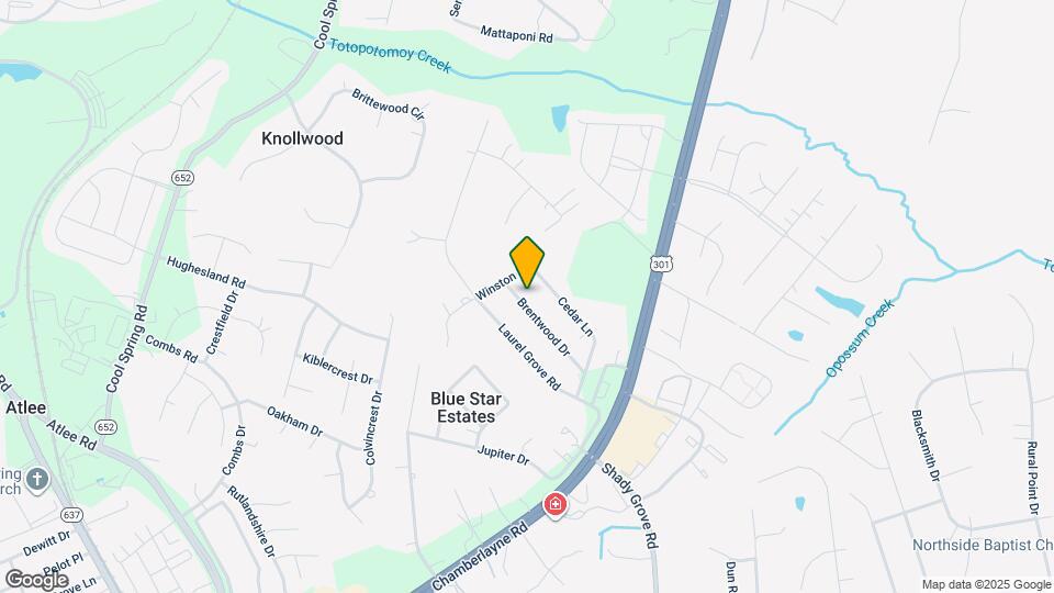 9360 Brentwood Dr Map and Location Details