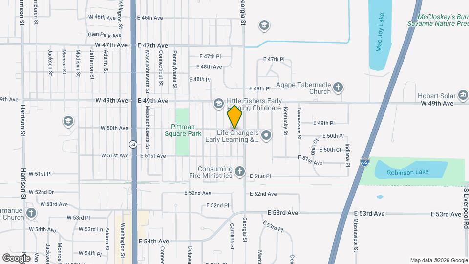 5001 Carolina St Map and Location Details