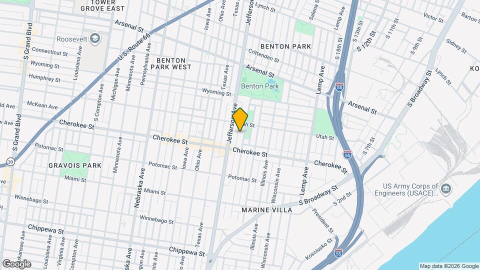3325 Indiana Ave Map and Location Details