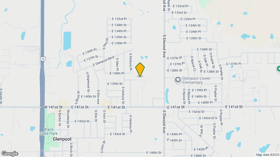 745 E 139th Pl N Map and Location Details