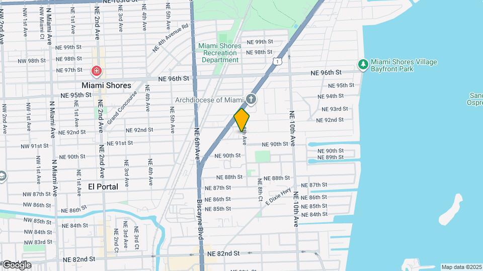 755 NE 91st St Map and Location Details