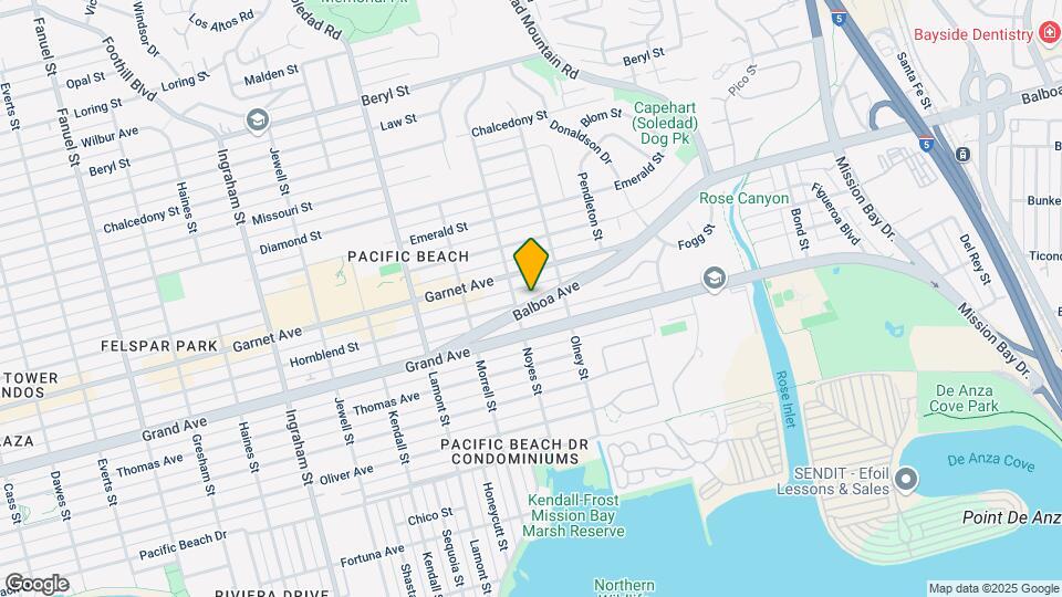 2128 Balboa Ave Mapa y Detalles de la Ubicación