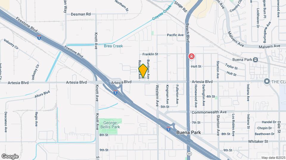 7361 Artesia Blvd Mapa y Detalles de la Ubicación