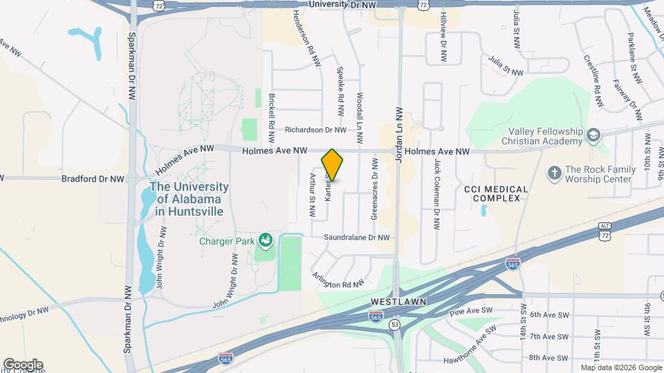 422 Karter St NW Map and Location Details