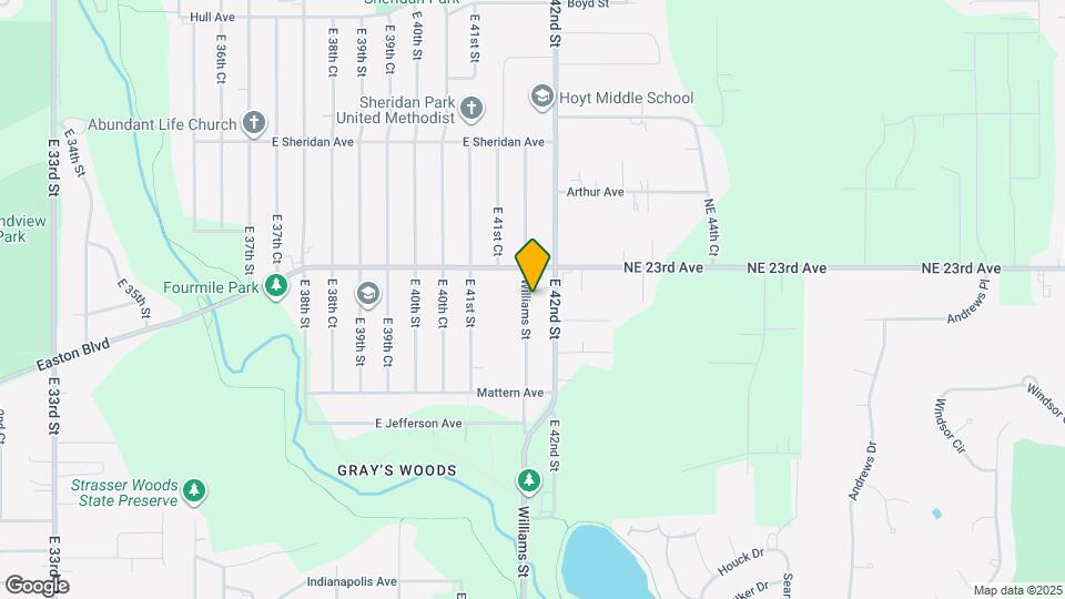 2209 Williams St Map and Location Details