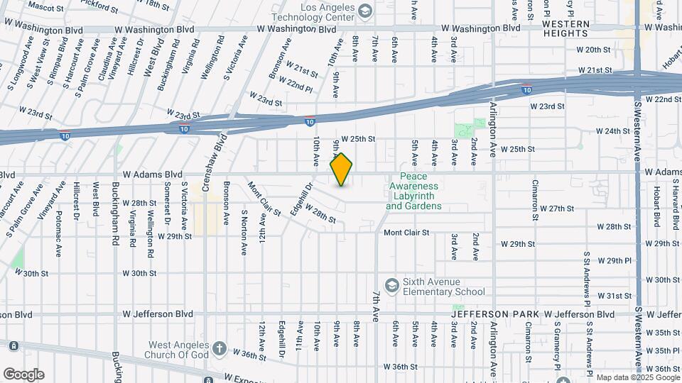 3843 W 27th St, Unit One Map and Location Details