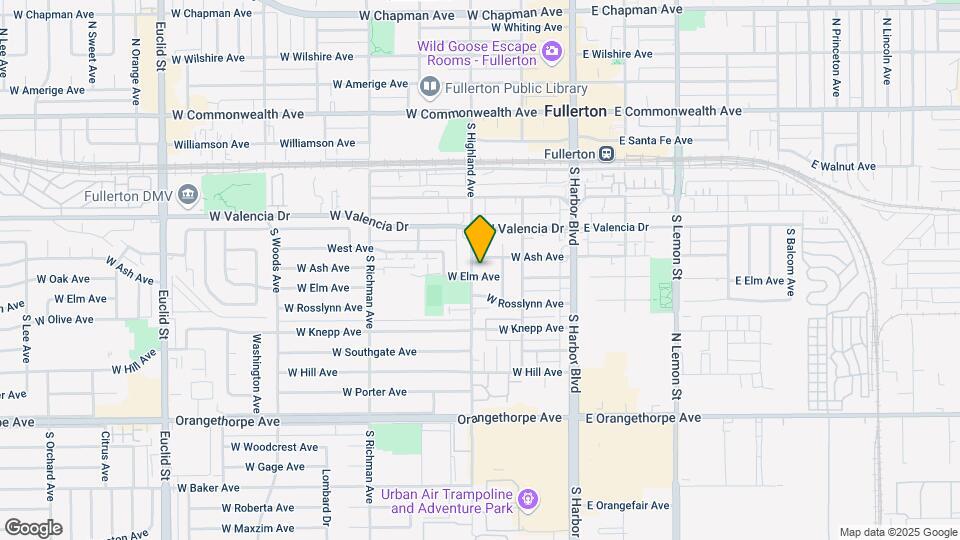 257 W Elm Ave Map and Location Details