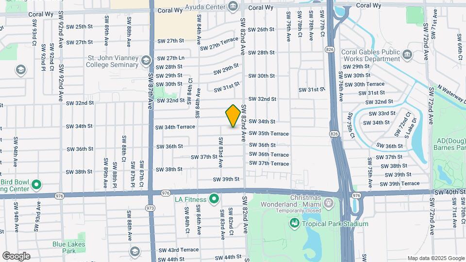 8231 SW 35th Terrace Map and Location Details