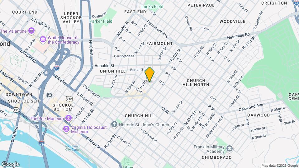 2410 Cedar St Map and Location Details