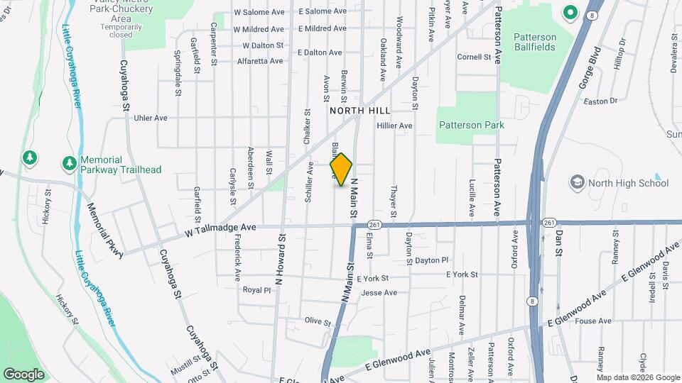 677 Blaine Ave Map and Location Details