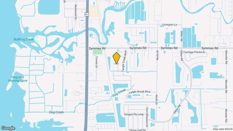 11543 Tangle Branch Ln Mapa y Detalles de la Ubicación