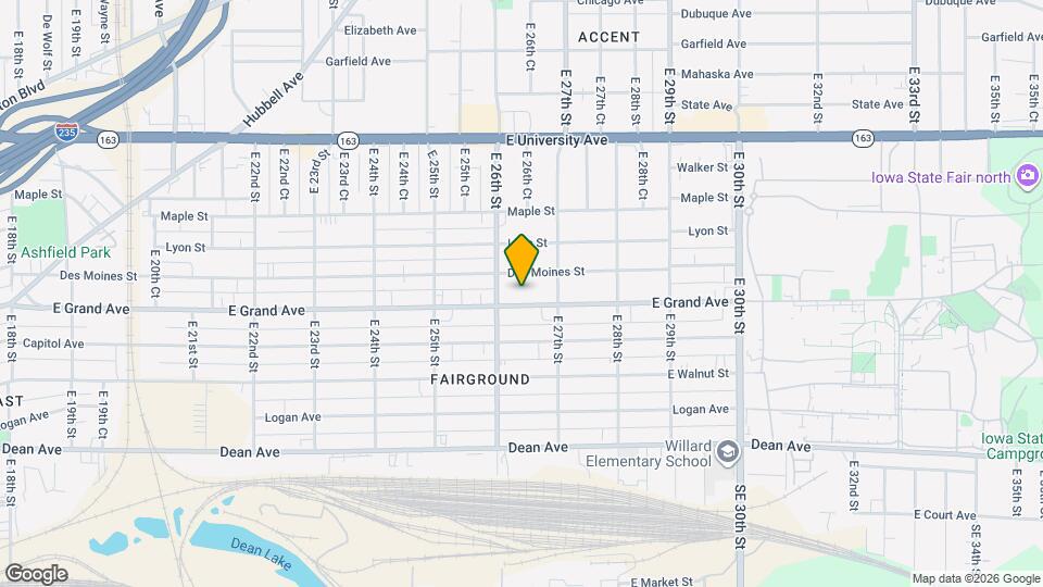 2618 E Grand Ave Map and Location Details