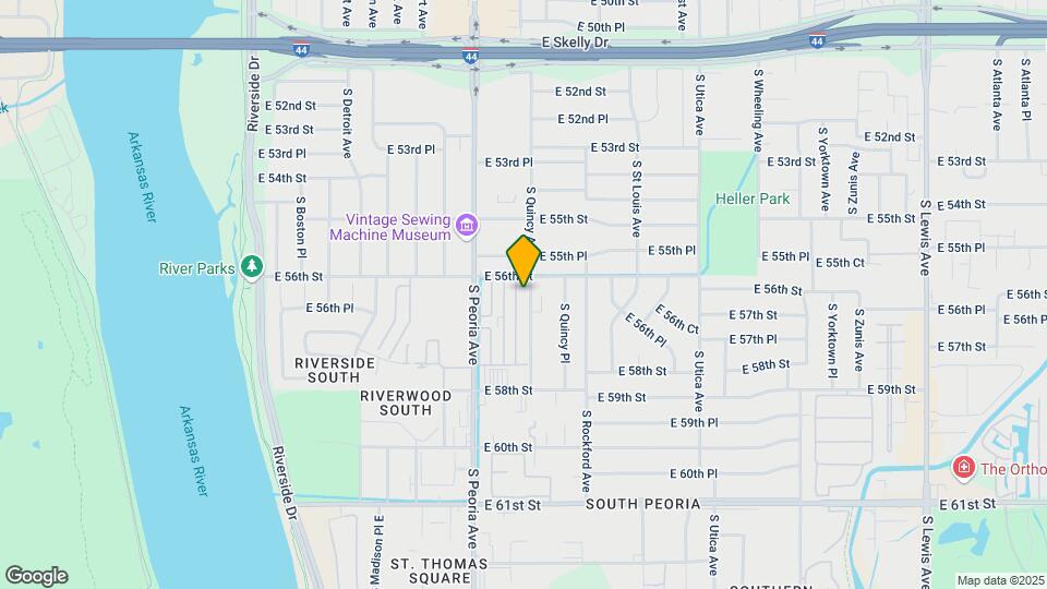 5605 S Quaker Ave Map and Location Details